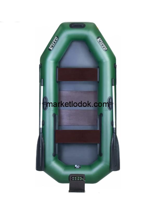 Ладья ЛТ-240АЕСТ  надувний човен (слань, балон Ø30, навісний транець)