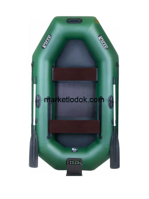 Ладья ЛТ-240ЕСТ  надувний човен (слань, балон Ø37, навісний транець)