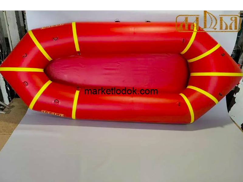 Надувной пакрафт Ладья ЛП-245 Каяк базовий красный — изображение 5