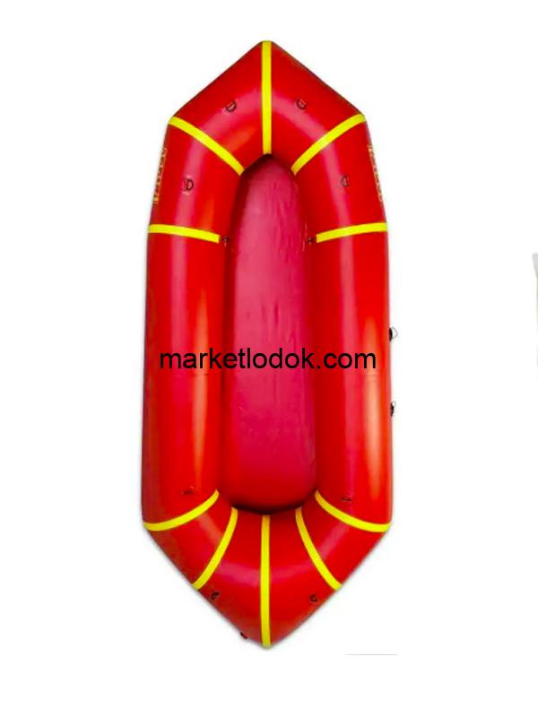 Надувний пакрафт Ладья ЛП-245 Каяк базовий червоний