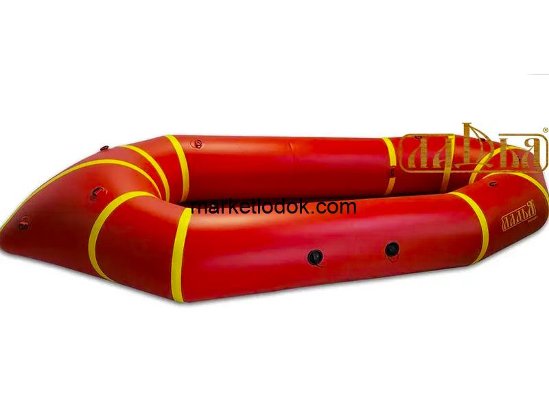 Надувной пакрафт Ладья ЛП-245 Каяк базовий красный — изображение 2