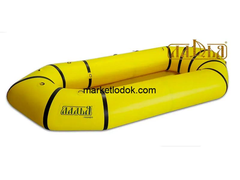 Надувной пакрафт Ладья ЛП-245 Каяк базовий желтый — изображение 6