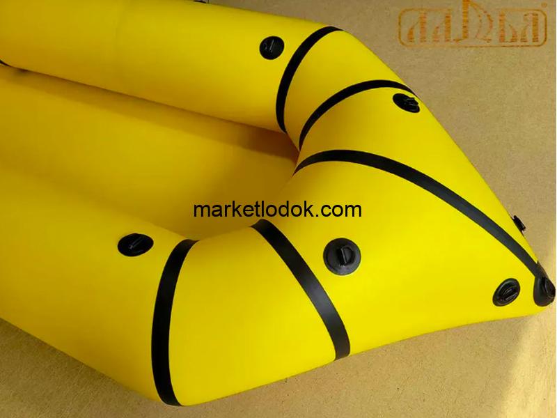 Надувной пакрафт Ладья ЛП-245 Каяк базовий желтый — изображение 2