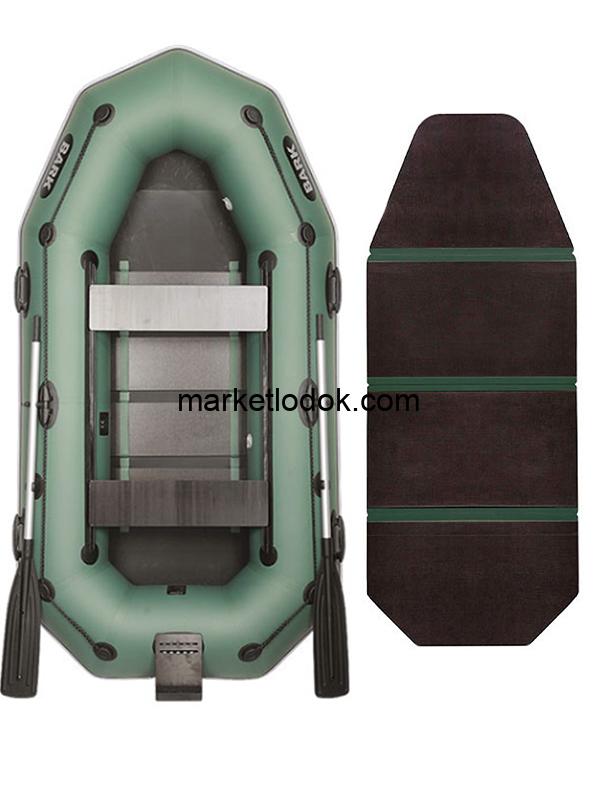 Човен надувний BARK B-270DРN (сланькнижка, пересувні сидіння, привальний брус, навісний транець) (Копировать)