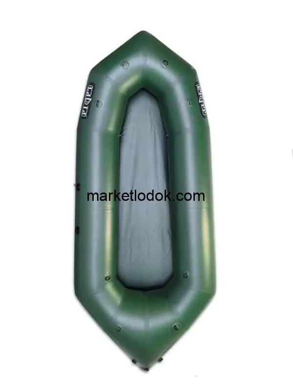 Надувний пакрафт Ладья ЛП-245 Каяк базовий зелений
