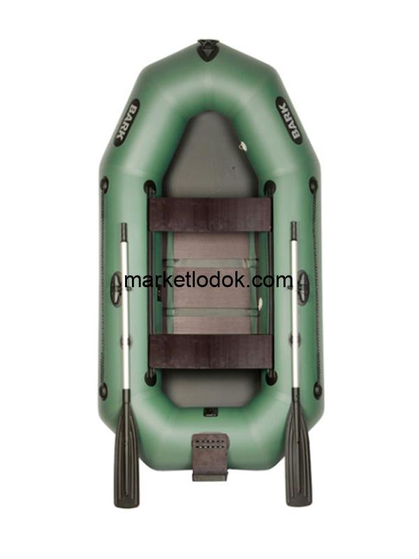 Човен надувний BARK B-250DСN (слань, пересувні сидіння,навісний транець)