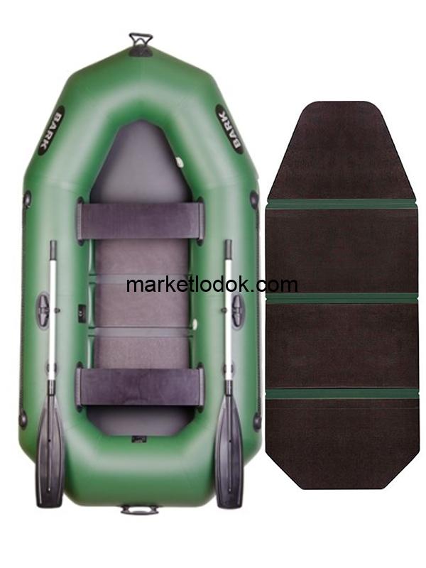 Човен Барк надувний BARK B-280D (сланькнижка, пересувні сидіння)