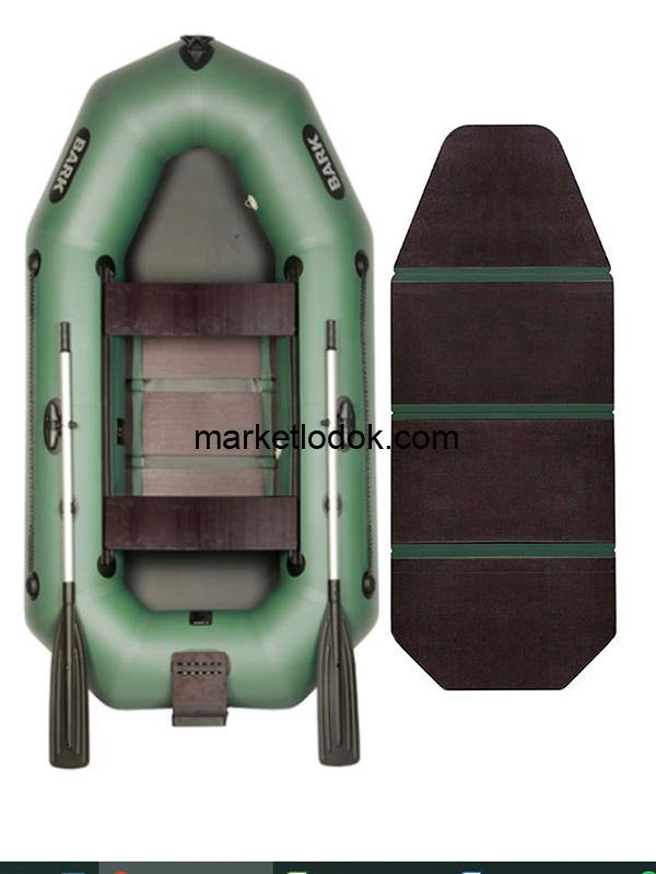 Човен надувний BARK B-260DN (сланькнижка, пересувні сидіння, навісний транець)