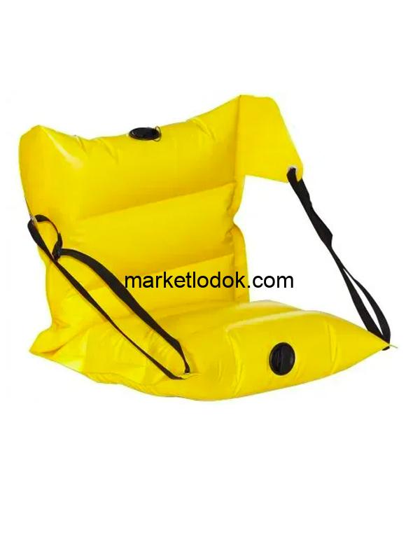 Крісло надувне байдаркове посилене ЛКБ-850 жовте